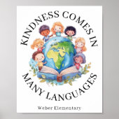多様性とインクルージョンの優しさ ポスター (正面)
