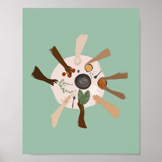 多様性とコミュニティを通じた統一 ポスター (正面)