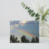 多様性とプライドはがき ポストカード (スタンド正面)
