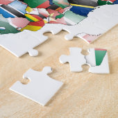 多様性の中の統一：アフリカの国旗コレクション ジグソーパズル (側面)