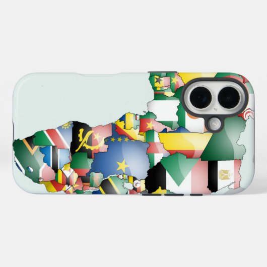 多様性の中の統一：アフリカの国旗コレクション Case-Mate iPhoneケース (裏面 (横))