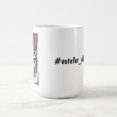 多様性の中の統一 米国大統領選挙投票 コーヒーマグカップ (中央)