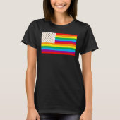 多様性の旗 Tシャツ (正面)