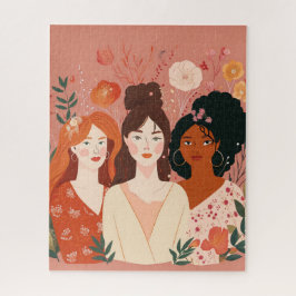 「多様性の統一」パズルハッピーウィメンズデー ジグソーパズル