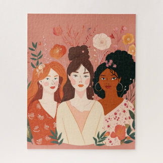 「多様性の統一」パズルハッピーウィメンズデー ジグソーパズル