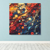 多様性の調和 キャンバスプリント (インサイチュ (ウッドフロア))