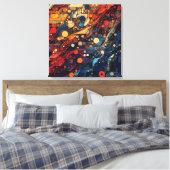 多様性の調和 キャンバスプリント (インサイチュ (寝室))