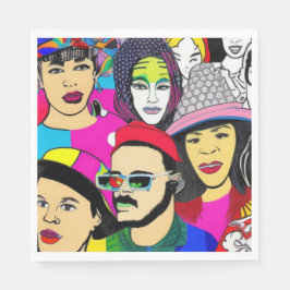 多様性はおもしろい スタンダードランチョンナプキン