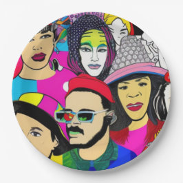 多様性はおもしろい ペーパープレート