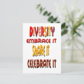 多様性はがき ポストカード (スタンド正面)