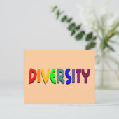多様性はがき ポストカード (スタンド正面)