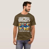 多様性を祝うクラフトビール飲み会 Tシャツ (正面フル)