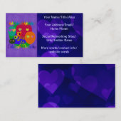 多様性を祝って下さい 名刺 (正面/裏面)