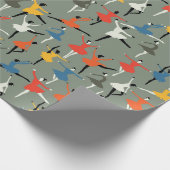 多様性バレリーナ(カラフル外装パターン) ラッピングペーパー (角)