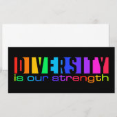 多様性招待状、カスタマイズする 招待状 (正面/裏面)