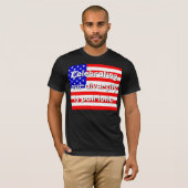 多様性祝は愛国的Tシャツ Tシャツ (正面フル)