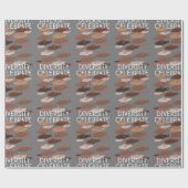 多様性祝アンチの人種差別に対する抗議支援 ラッピングペーパー (フラット)