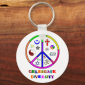 多様性祝 キーホルダー (正面)