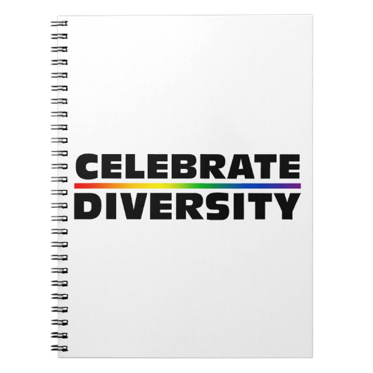 多様性祝 ノートブック (正面)