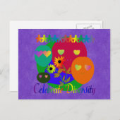 多様性祝 ポストカード (正面/裏面)