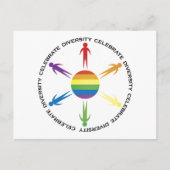 多様性祝 ポストカード (正面)