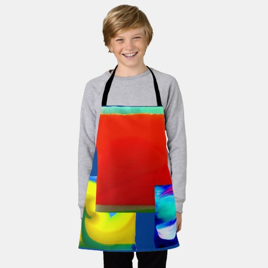 多様性 エプロン (着用した状態)