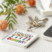 多様性 キーホルダー (側面)