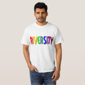 多様性（虹） Tシャツ (正面フル)