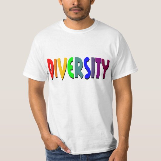 多様性（虹） Tシャツ (正面)