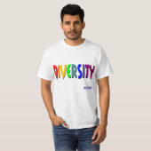 多様性(虹) Tシャツ (正面フル)