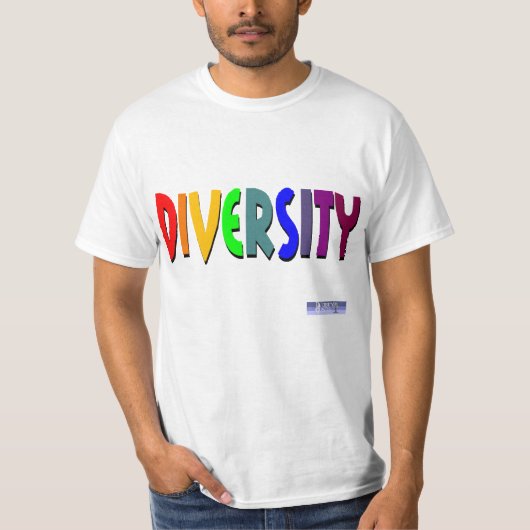 多様性(虹) Tシャツ (正面)