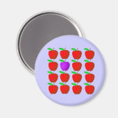 多様性Tシャツと製品のためのリンゴ マグネット (正面/裏面)