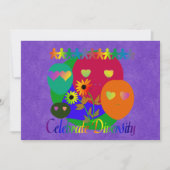 多様祝性 招待状 (正面)