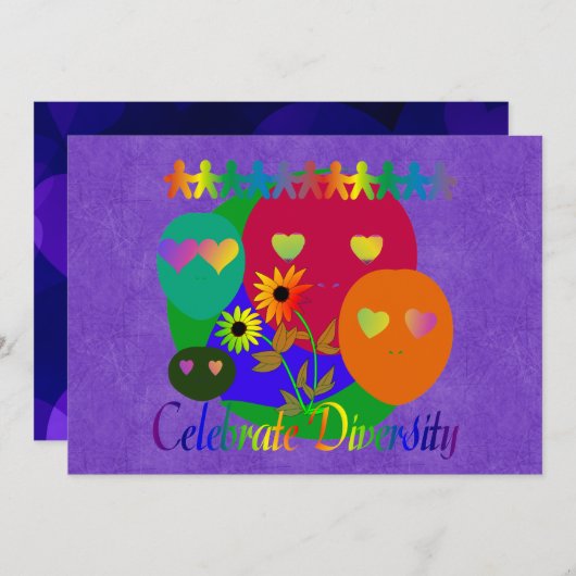 多様祝性 招待状 (正面/裏面)