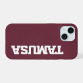 多武佐 iPhone 15ケース (裏面横)