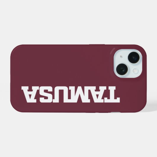 多武佐 iPhone 15ケース (裏面横)