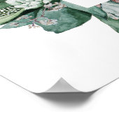 多汁とユーカリの赤ちゃんシャワーへようこそ ポスター (角)