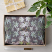 多汁の庭の植物の写真パターン 薄葉紙 (ギフト)