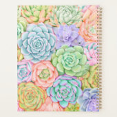 多汁ガーデンウォーターカラーキュートパステルカラフルホテル プランナー手帳 (裏面)