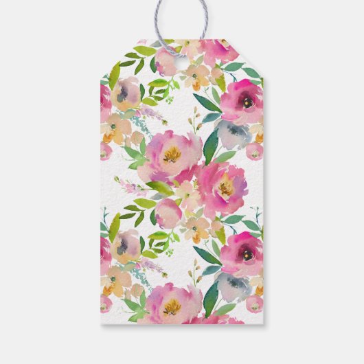 多汁フローラ赤ちゃんシャワー好意ギフトラベル ギフトタグ (裏面)