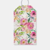 多汁フローラ赤ちゃんシャワー好意ギフトラベル ギフトタグ (裏面)