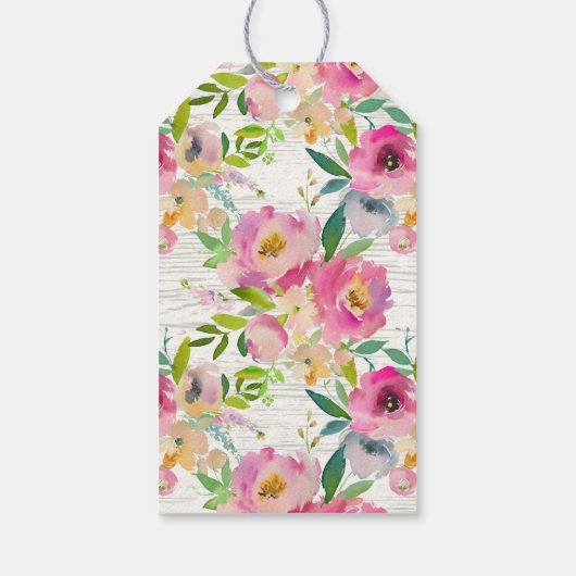 多汁フローラ赤ちゃんシャワー好意ギフトラベル ギフトタグ (裏面)