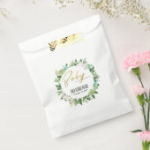 多汁リース茎水彩赤ちゃんシャワー フェイバーバッグ (封をした状態)