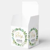 多汁リース茎水彩赤ちゃんシャワー フェイバーボックス (オープン)