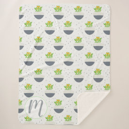 多汁性カランチョー植物の母パターン シェルパブランケット