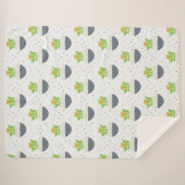 多汁性カランチョー植物の母パターン シェルパブランケット (正面(横))