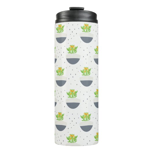 多汁性カランチョー植物の母パターン タンブラー (正面)