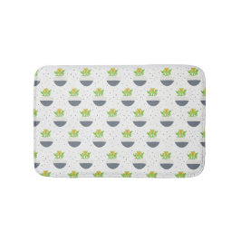 多汁性カランチョー植物の母パターン バスマット