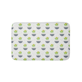 多汁性カランチョー植物の母パターン バスマット