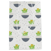 多汁性カランチョー植物の母パターン ミディアムペーパーバッグ (正面)